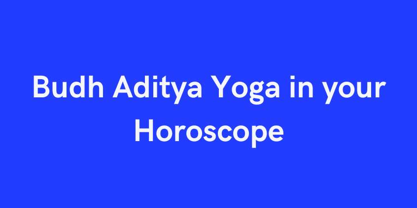 Budh Aditya Yoga